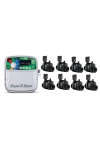 Rain Bird Esp Tm2 Wi-Fi Uyumlu Kontrol Paneli 8 istasyon +8 ADET 100 HV SELENOİD VANA