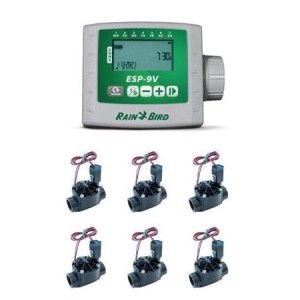 Rain Bird ESP-RZXi Serisi 8 İstasyon Kontrol Ünitesi Wifi Uyumlu+8 ADET 100 SELENOİD VANA